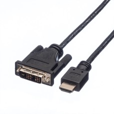 Кабель HDMI M - DVI 18M, 10.0 м Roline