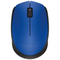 Мишка Logitech M171 бездротова, блакитна з чорним