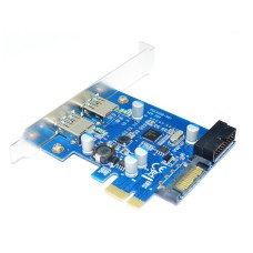 PCI-E Контролер USB3.0 (2ext. 19pin. SATA) NEC, RTL