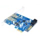 PCI-E Контролер USB3.0 (2ext. 19pin. SATA) NEC, RTL