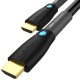 Кабель HDMI M - M, 8.0 м, V2.0, Engineering 4K 60Гц 18Gbps HD 7.1  PVC Black Vention