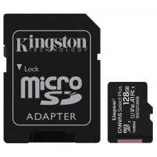 Memory card microSDXC 128Gb Kingston Canvas Select Plus 100R A1 C10, Retail + adapter