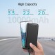 Повербанк Choetech 10000mAh, 18W PD QC3.0, USB-C In/out, USB-A Li-pol чорний