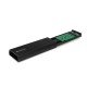 Корпус для M.2 NVME/SATA SSD CHIEFTEC CEB-M2C-TL, aluminium,USB 3.2 Gen2 Type-C, Black, RETAIL