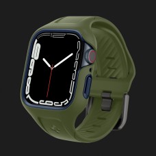 Чохол-ремінець Spigen Liquid Air Pro для Apple Watch 44/45mm (Moss Green)