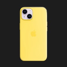 Оригінальний чохол Apple Silicone Case with MagSafe для iPhone 14 (Canary Yellow) (MQU73)