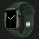 Apple Watch Series 7 45mm Green Aluminum Case with Clover Sport Band (MKN73)