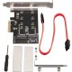 Контролер Frime (ECF-PCIEtoSSD001.LP) PCI-E-M.2 (B&M Key) NGFF