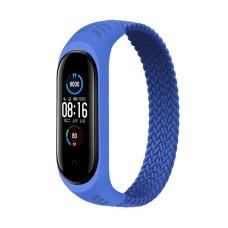 Ремінець BeCover Elastic Nylon Style для Xiaomi Mi Smart Band 5/Mi Smart Band 6 Size L Deep Blue (706160)