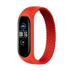 Ремінець BeCover Elastic Nylon Style для Xiaomi Mi Smart Band 5/Mi Smart Band 6 Size M Red (706155)