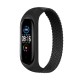 Ремінець BeCover Elastic Nylon Style для Xiaomi Mi Smart Band 5/Mi Smart Band 6 Size M Black (706156)