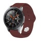 Силіконовий ремінець BeCover для Samsung Galaxy (20mm)/Watch 5/ Watch 4 40/44mm/Watch 4 Classic 42mm/Watch Active/Active 2 40/44mm/Watch 3 41mm/Gear S2/Classic/Gear Sport Dark Red (706169)