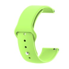 Силіконовий ремінець BeCover для Samsung Galaxy (20mm)/Watch 5/ Watch 4 40/44mm/Watch 4 Classic 42mm/Watch Active/Active 2 40/44mm/Watch 3 41mm/Gear S2/Classic/Gear Sport Lime (706183)