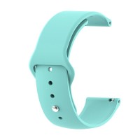 Силіконовий ремінець BeCover для Samsung Galaxy (20mm)/Watch 5/ Watch 4 40/44mm/Watch 4 Classic 42mm/Watch Active/Active 2 40/44mm/Watch 3 41mm/Gear S2/Classic/Gear Sport Marine-Green (706185)