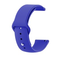 Силіконовий ремінець BeCover для Xiaomi iMi KW66/Mi Watch Color/Haylou LS01/Watch S1 Active Dark-Blue (706354)