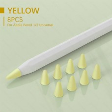 Чохол TPU Goojodoq для наконечника стілус Apple Pencil (1-2 покоління) (8шт) Yellow (1005001835985075Y)