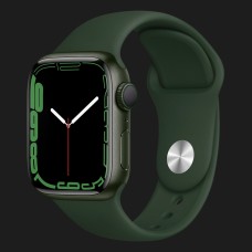 Apple Watch Series 7 41mm Green Aluminum Case with Clover Sport Band (MKN03)