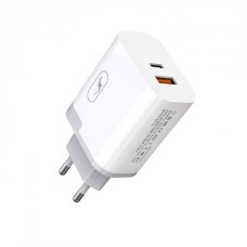 Зарядний пристрій SkyDolphin SC17 PD+QC3.0 (USB TYPE-Cx3A + USB TYPE-Ax3A) White (MZP-000110)