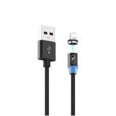 Кабель SkyDolphin S59L Magnetic USB - Lightning (M/M), 1 м, Black (USB-000440)