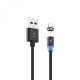 Кабель SkyDolphin S59L Magnetic USB - Lightning (M/M), 1 м, Black (USB-000440)