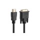 Кабель ProLogix (PR-HDMI-DVI-P-01-30-3m) Premium HDMI-DVI M/M Single Link, 18+1, V1.3, 3м