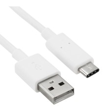 Кабель USB AM-Type-C M, 1.0м, білий