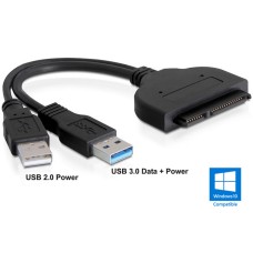 Перехідник USB 3.0 --> SATA III 2.5" 7+15pin OEM