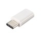 Перехідник USB3.1 Type-C --> Micro USB (OTG) білий