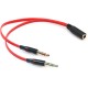 Перехідник аудіо Jack 3.5mm F 4pin -> 2 Jack 3.5mm M (Audio+MIC)