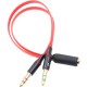 Перехідник аудіо Jack 3.5mm F 4pin -> 2 Jack 3.5mm M (Audio+MIC)