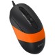 Миша A4Tech FM10 Black/Orange