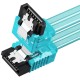 Кабель SATA 3.0 7pin, F/F, 0.5 м, L-конектор, Blue Vention