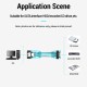 Кабель SATA 3.0 7pin, F/F, 0.5 м, L-конектор, Blue Vention