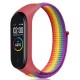 Ремінець BeCover Nylon Style для Xiaomi Mi Smart Band 7 Red-Rainbow (707669)