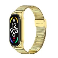 Ремінець BeCover Metal для Xiaomi Mi Smart Band 7 Gold (707495)