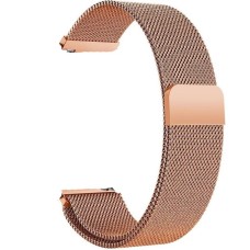 Ремінець BeCover Milanese Style для Xiaomi Amazfit Bip (22mm) Lite/Bip S Lite/GTR 42mm/GTS/TicWatch S2/TicWatch E/GTS 3/GTS 2 mini Rose Gold (707740)