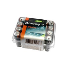 Батарейка ColorWay Alkaline Power AA/LR06 Plactic Box 24шт