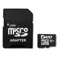 Карта пам`ятi MicroSDHC 8GB UHS-I Class 10 Dato + SD-adapter (DTTF008GUIC10)