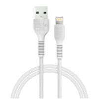 Кабель ACCLAB AL-CBCOLOR-L1WT USB - Lightning (M/M), 1.2 м, White (1283126518225)