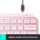 Клавіатура бездротова Logitech MX Keys Mini Wireless Illuminated UA Rose (920-010500)