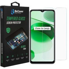 Захисне скло BeCover для Realme C35 Crystal Clear Glass 3D (708129)