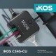 Фільтр-подовжувач IKOS C34S-CU Black (0007-CEF)