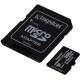 Memory card microSDXC 256GB Kingston Canvas Select Plus UHS-1 A1 Class 10, Retail + adapter SD