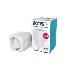 Розумна розетка Ikos SMS-01 White (0009-CSS)