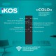 Світильник стельовий з пультом ДК Ikos Colo 52W 2800-6500К IP20 0003-BLG