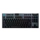 Клавiатура бездротова Logitech G915 TKL Lightspeed Wireless RGB Mechanical Carbon Clicky Switch (920-009537)