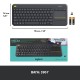 Клавіатура бездротова Logitech K400 Plus Black (920-007145)