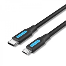 Кабель Vention USB Type-C - micro USB (M/M), 1 м, Black (COVBF)