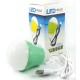 USB-світильник з LED-лампочкою Dengos, шнур ~1м, 5V, 5W, Green (LED-BULB-5V5W-GREEN)