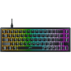 Клавіатура Xtrfy K5 RGB Kailh Red Hot-swap Black (K5-RGB-CPT-BLACK-R-UKR) USB